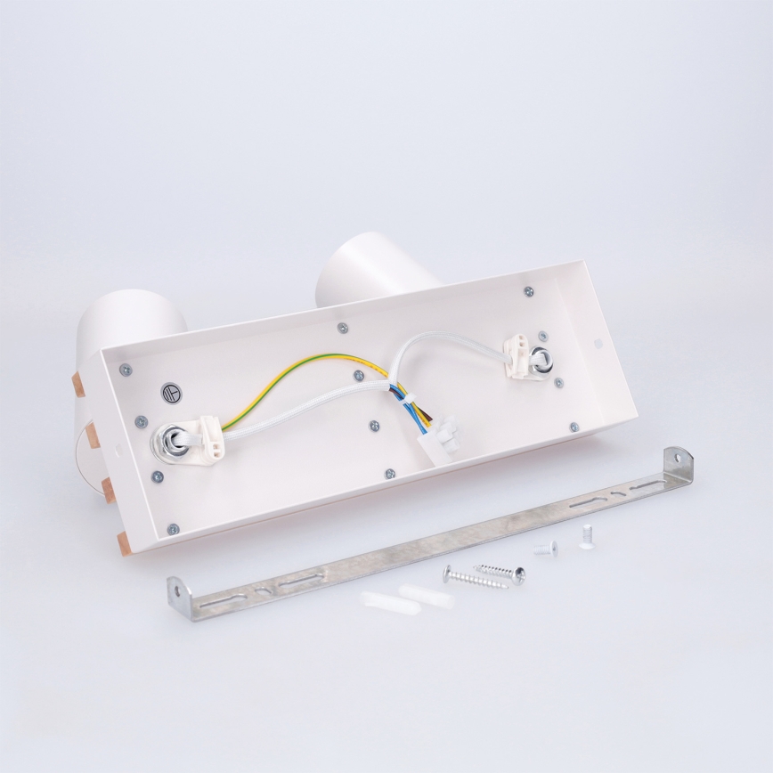 Brilagi - Luminária spot SELE WOOD ACOUSTIC 2xGU10/30W/230V branco/madeira