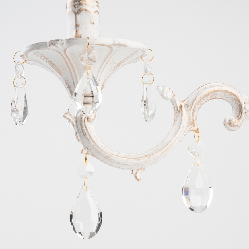 BRILAGI - Lustre CLASSIC com corrente 3xE14/10W/230V creme/pátina