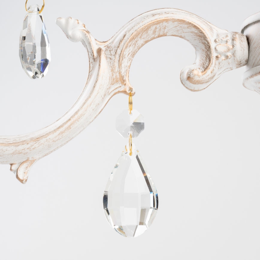 BRILAGI - Lustre CLASSIC com corrente 3xE14/10W/230V creme/pátina