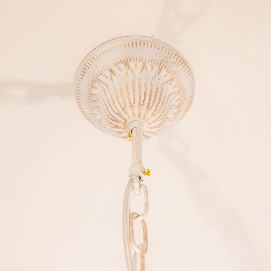 BRILAGI - Lustre CLASSIC com corrente 3xE14/10W/230V creme/pátina