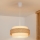 Brilagi - Lustre com cabo SPACE 1xE27/60W/230V Ø 40 cm bege/creme