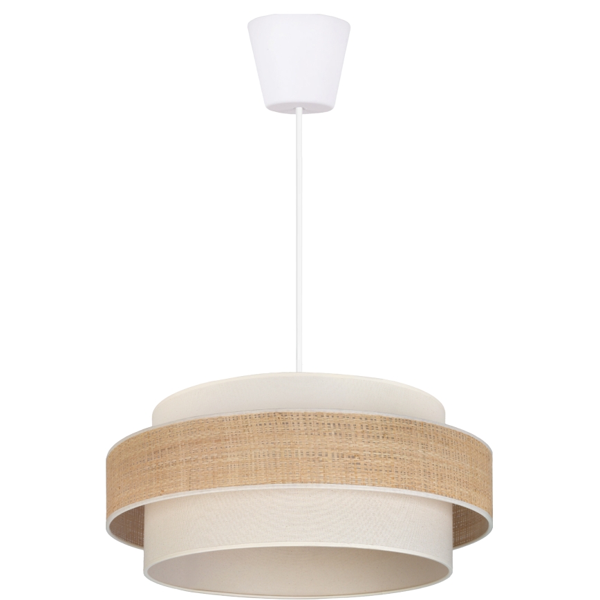 Brilagi - Lustre com cabo SPACE 1xE27/60W/230V Ø 40 cm bege/creme