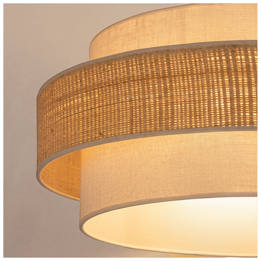 Brilagi - Lustre com cabo SPACE 1xE27/60W/230V Ø 40 cm bege/creme
