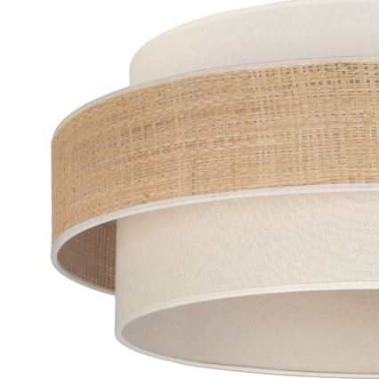 Brilagi - Lustre com cabo SPACE 1xE27/60W/230V Ø 40 cm bege/creme