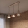 Brilagi - Lustre com corrente PYRONIC 3xE27/40W/230V creme/pátina