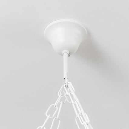 Brilagi - Lustre com corrente QUEEN 4xE14/40W/230V faia/creme