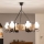 Brilagi - Lustre com corrente QUEEN 6xE14/40W/230V carvalho