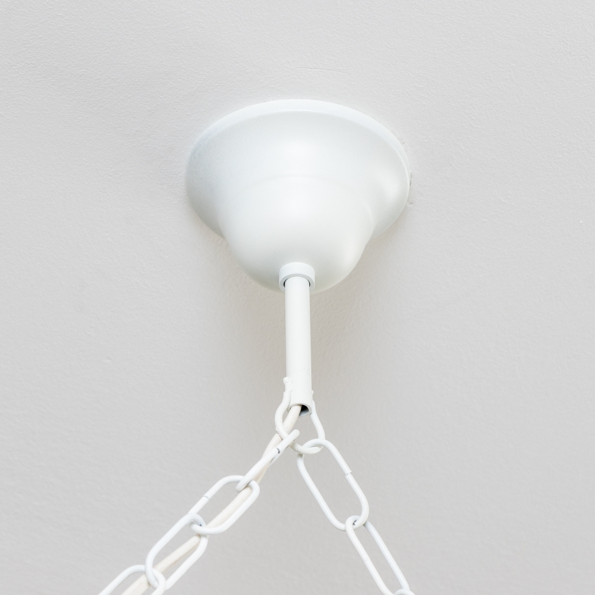 Brilagi - Lustre com corrente QUEEN 6xE14/40W/230V faia/creme