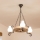 Brilagi - Lustre com corrente ROATA 3xE14/40W/230V carvalho