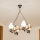Brilagi - Lustre com corrente RUSTIC 4xE14/40W/230V carvalho