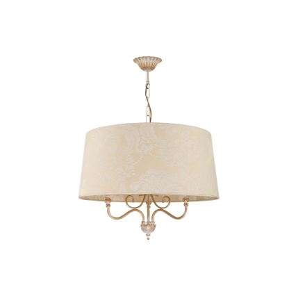 Brilagi - Lustre com corrente SONIA 3xE27/15W/230V, diâmetro 56 cm, acabamento creme com pátina