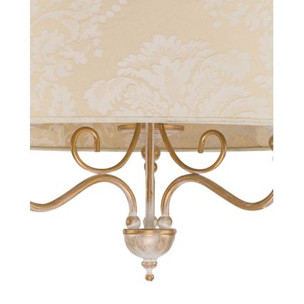 Brilagi - Lustre com corrente SONIA 3xE27/15W/230V, diâmetro 56 cm, acabamento creme com pátina