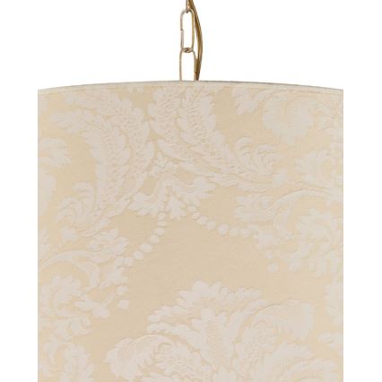 Brilagi - Lustre com corrente SONIA 3xE27/15W/230V, diâmetro 56 cm, acabamento creme com pátina
