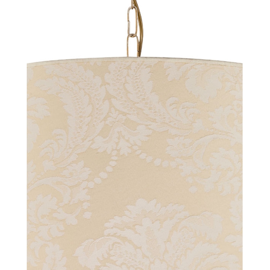 Brilagi - Lustre com corrente SONIA 3xE27/15W/230V, diâmetro 56 cm, acabamento creme com pátina