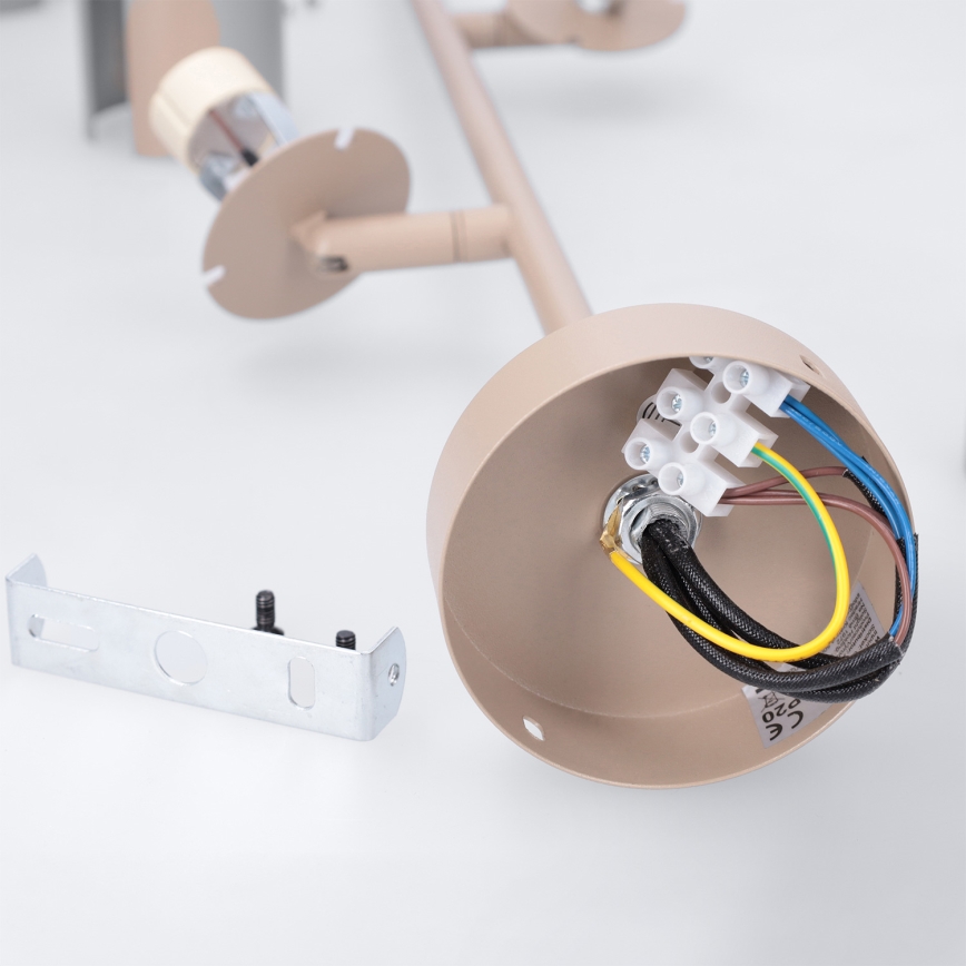 Brilagi - Lustre com haste BRANCH 3xGU10/30W/230V bege