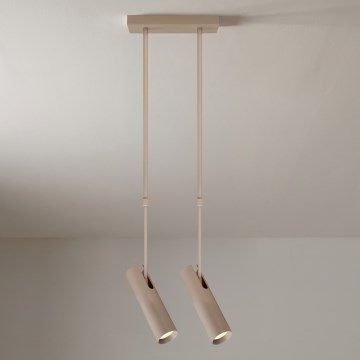 Brilagi - Lustre com haste SELE 2xGU10/30W/230V bege