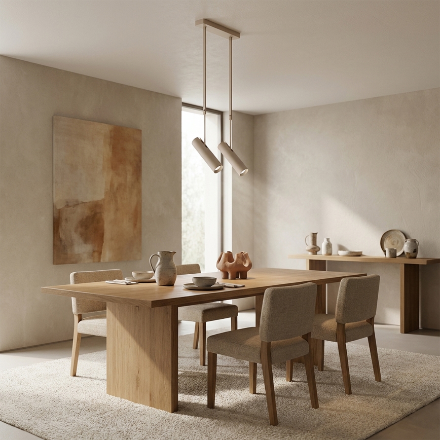 Brilagi - Lustre com haste SELE 2xGU10/30W/230V bege