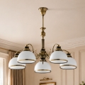 BRILAGI - Lustre com haste TAURUS 5xE27/15W/230V Ø 70 cm bronze