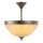 Brilagi - Lustre de haste DAHLIA 3xE27/40W/230V Ø 37 cm latão