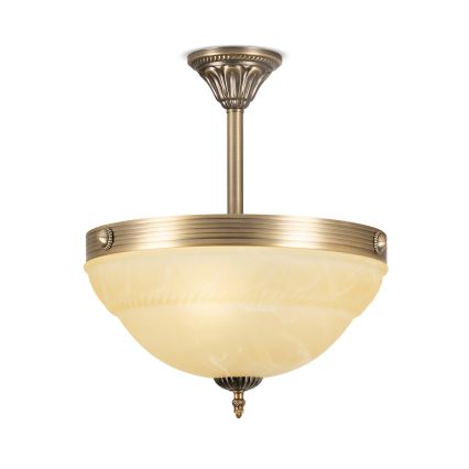 BRILAGI - Lustre de haste DAHLIA 3xE27/40W/230V Ø 37 cm latão