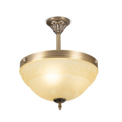 BRILAGI - Lustre de haste DAHLIA 3xE27/40W/230V Ø 37 cm latão