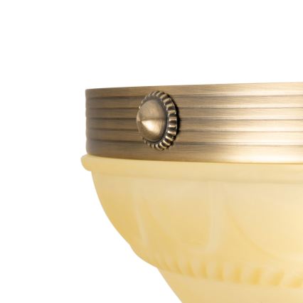 BRILAGI - Lustre de haste DAHLIA 3xE27/40W/230V Ø 37 cm latão