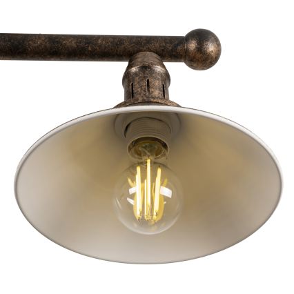 BRILAGI - Lustre de haste FORGE 2xE27/60W/230V cobre/pátina