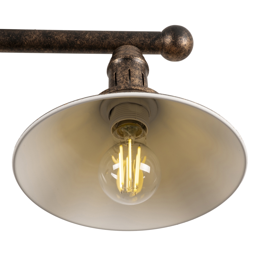 BRILAGI - Lustre de haste FORGE 2xE27/60W/230V cobre/pátina