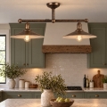 BRILAGI - Lustre de haste FORGE 2xE27/60W/230V cobre/pátina