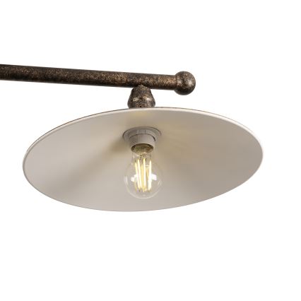 BRILAGI - Lustre de haste FORGE 2xE27/60W/230V cobre/pátina