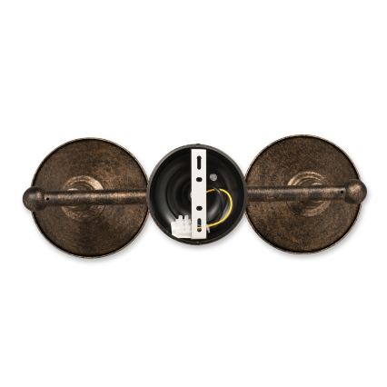 BRILAGI - Lustre de haste FORGE 2xE27/60W/230V cobre/pátina