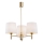 Brilagi - Lustre de haste MONTE 3xE27/60W/230V creme/dourado
