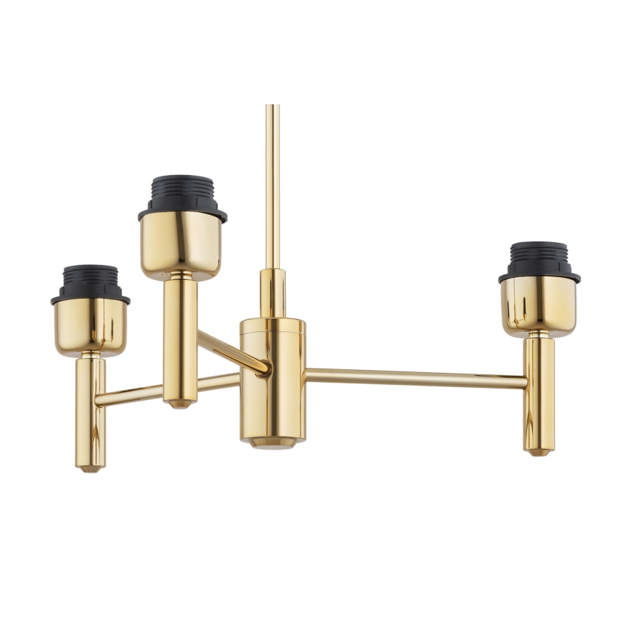 Brilagi - Lustre de haste MONTE 3xE27/60W/230V preto/dourado