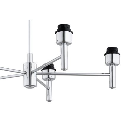 Brilagi - Lustre de haste MONTE 5xE27/60W/230V creme/cromado brilhante