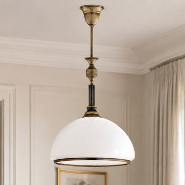 Brilagi - Lustre de haste TAURUS 1xE27/15W/230V Ø 40 cm bronze