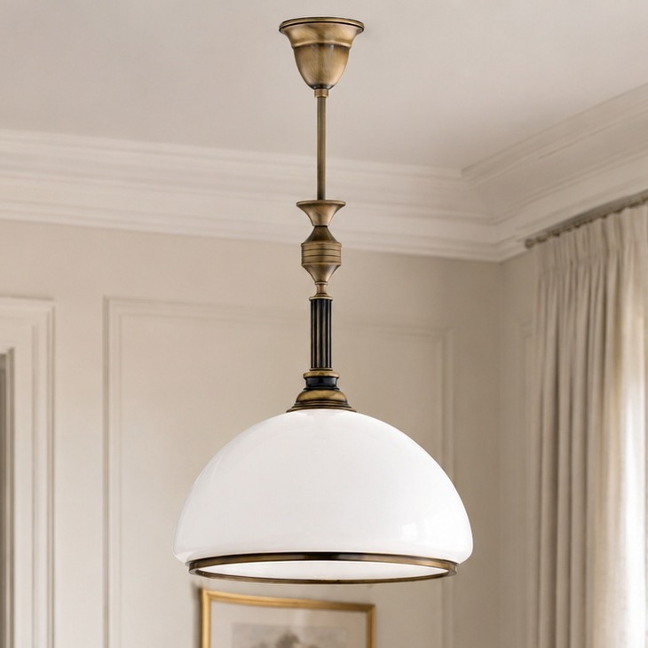 BRILAGI - Lustre de haste TAURUS 1xE27/15W/230V Ø 40 cm bronze