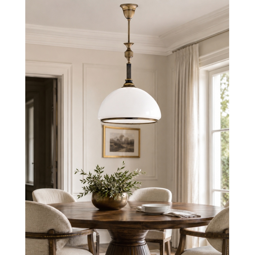 BRILAGI - Lustre de haste TAURUS 1xE27/15W/230V Ø 40 cm bronze