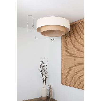 Brilagi - Lustre de Sobrepor LED Estilo Boho 3xE27/15W/230V Ø 80 cm
