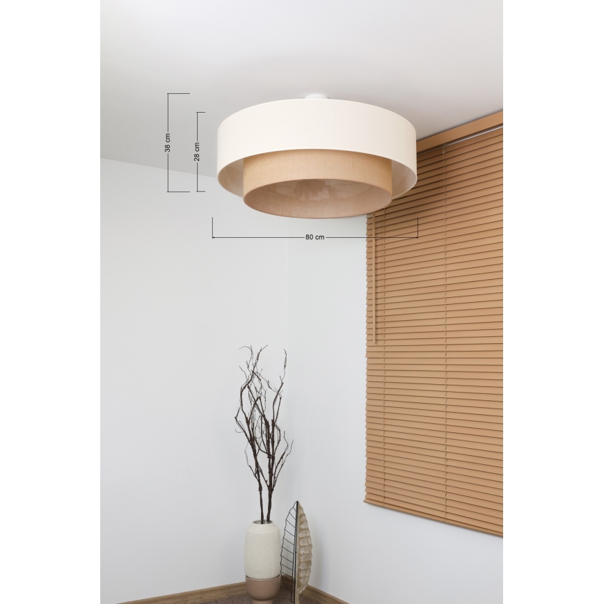 Brilagi - Lustre de Sobrepor LED Estilo Boho 3xE27/15W/230V Ø 80 cm