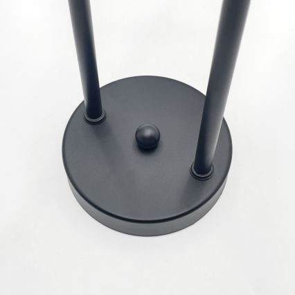 Brilagi - Lustre de sobrepor MALIVA 4xE14/15W/230V preto/fumado