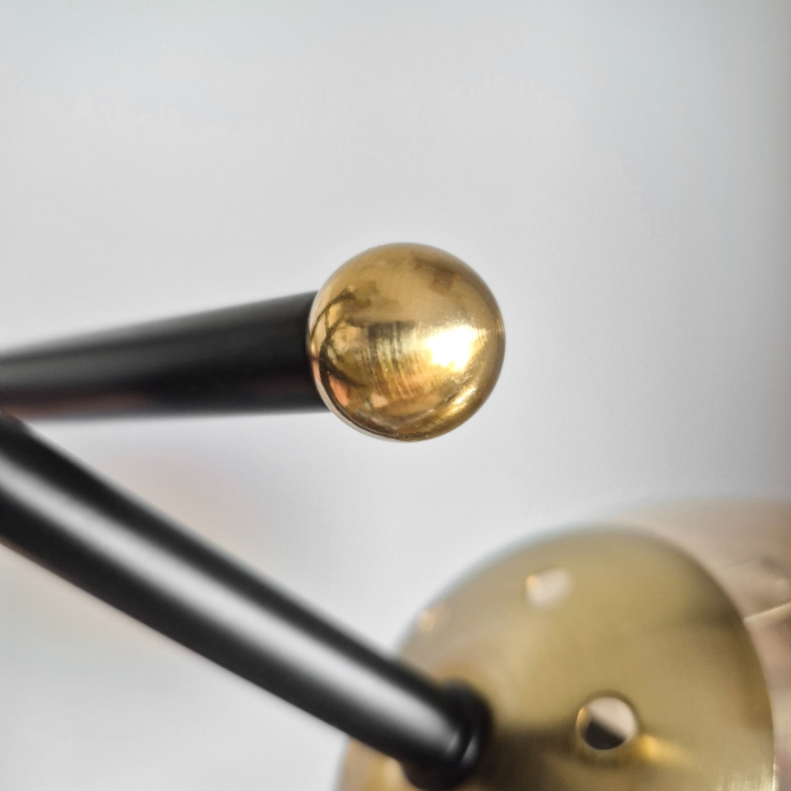 Brilagi - Lustre de tecto aplicado MALIVA 3xE14/15W/230V dourado