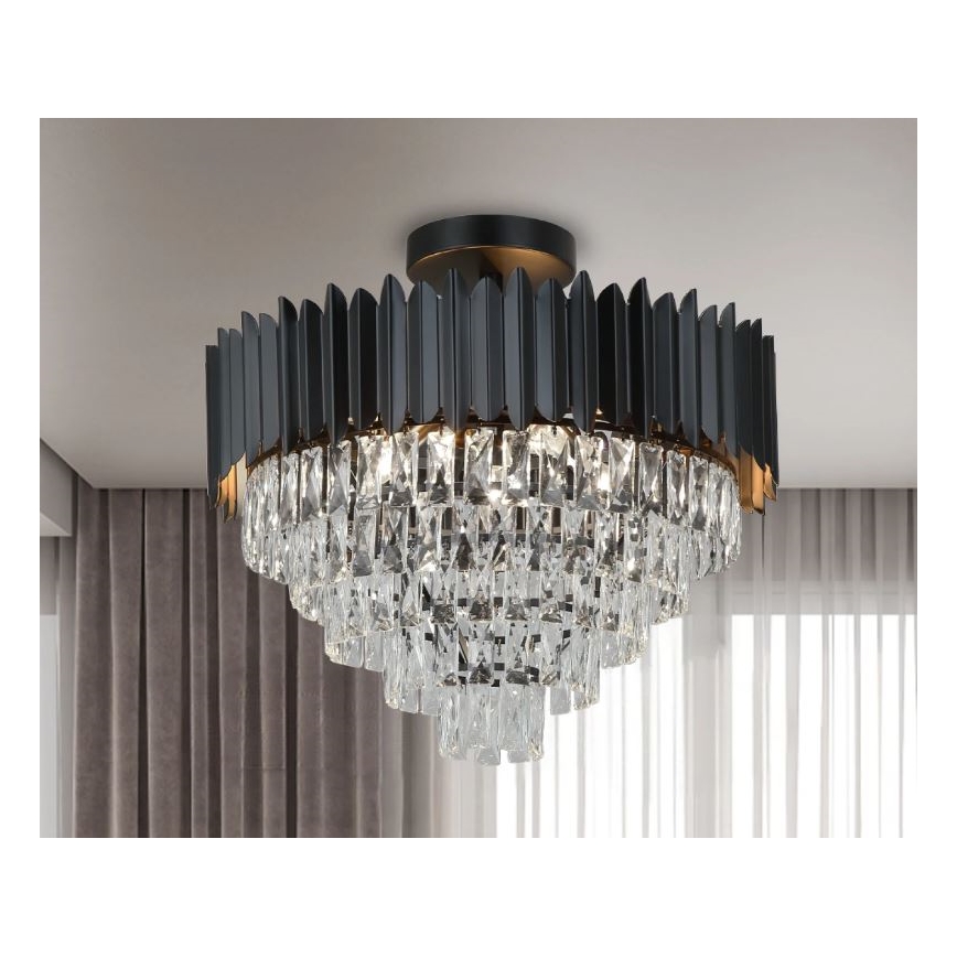 Brilagi - Lustre de tecto de montagem superficial CARLOS 9xE14/40W/230V Ø 60 cm