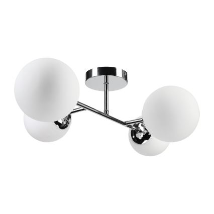 BRILAGI - Lustre de tecto de sobrepor MALONY 4xE14/20W/230V cromado brilhante