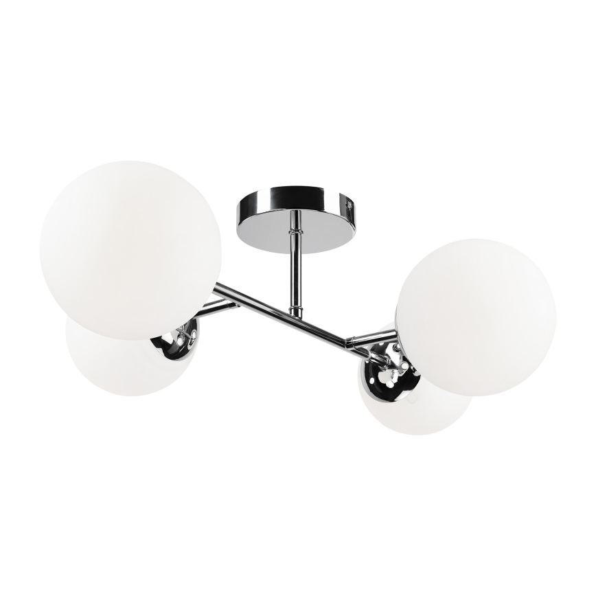 BRILAGI - Lustre de tecto de sobrepor MALONY 4xE14/20W/230V cromado brilhante
