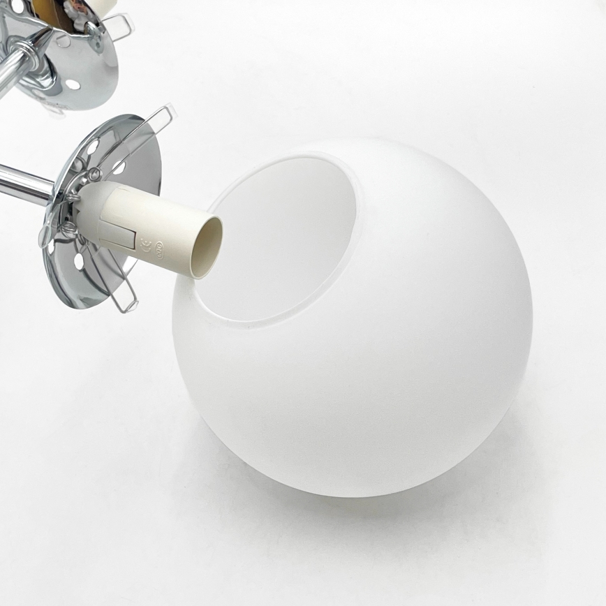 BRILAGI - Lustre de tecto de sobrepor MALONY 4xE14/20W/230V cromado brilhante