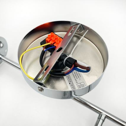 BRILAGI - Lustre de tecto de sobrepor MALONY 4xE14/20W/230V cromado brilhante