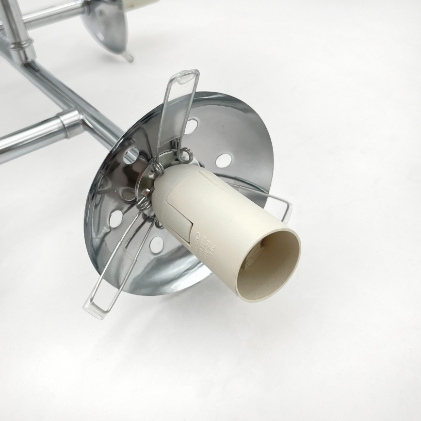 BRILAGI - Lustre de tecto de sobrepor MALONY 4xE14/20W/230V cromado brilhante