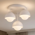 BRILAGI - Lustre de tecto de superfície COSMO 3xE27/60W/230V branco/dourado