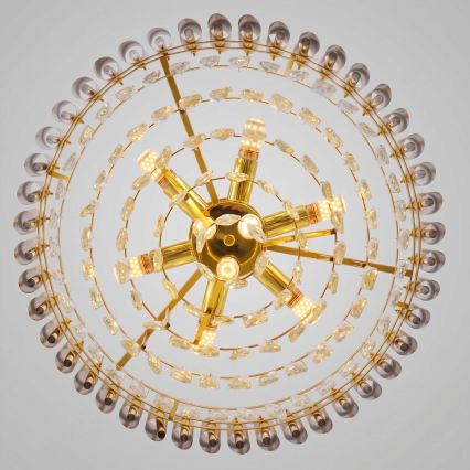 BRILAGI - Lustre de tecto sobreposto ECLIPSE 9xE14/10W/230V Ø 58 cm dourado