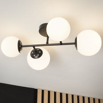 Brilagi - Lustre de tecto sobreposto MALONY 4xE14/20W/230V preto